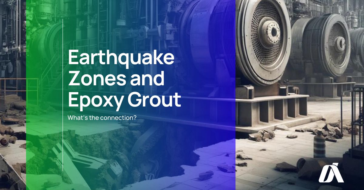 Earthquake zones and epoxy grout